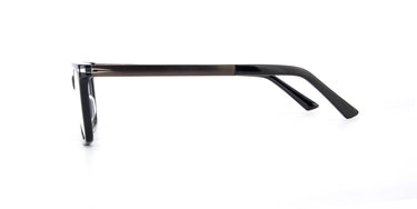 Women Vista Eyeglasses: Prinz - Black - SpaceSMART Eye Clinic (Side View)